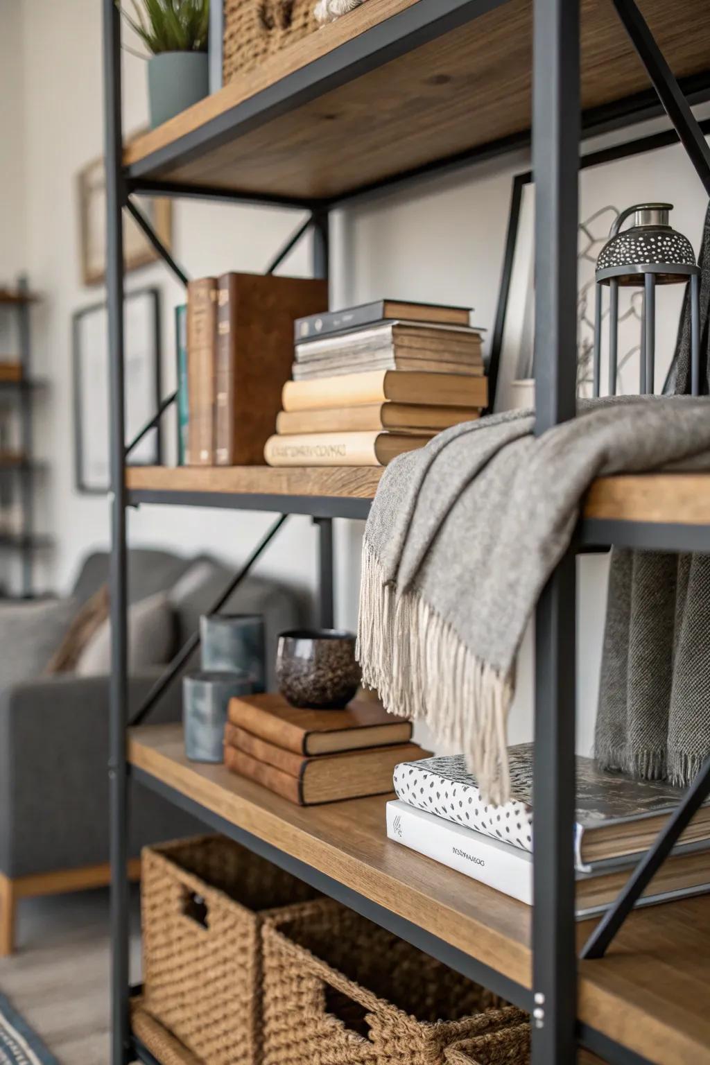 Layered textures add depth and charm.