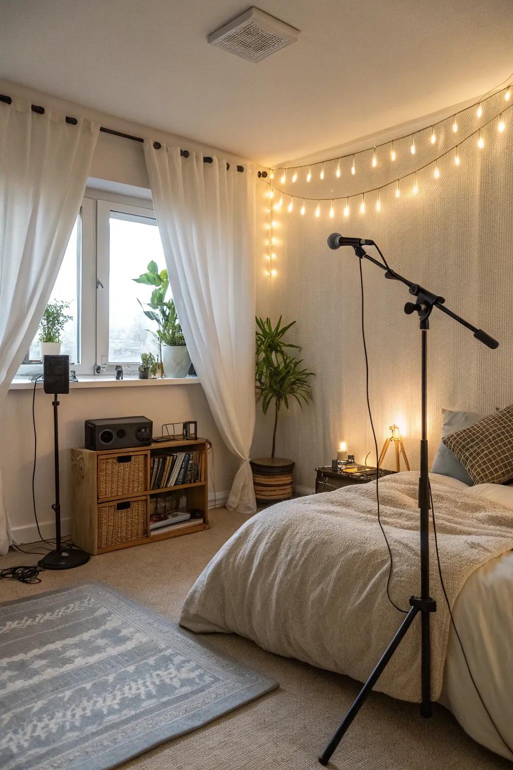 Sonic ambiances fashion a tranquil atmosphere.