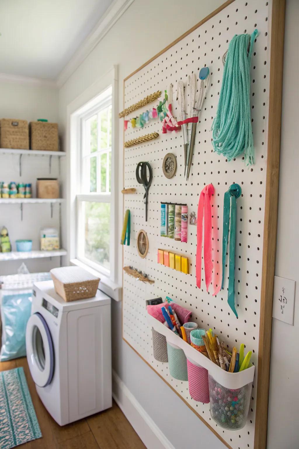 With a crafty panel board corner, you can maintain creativity.
