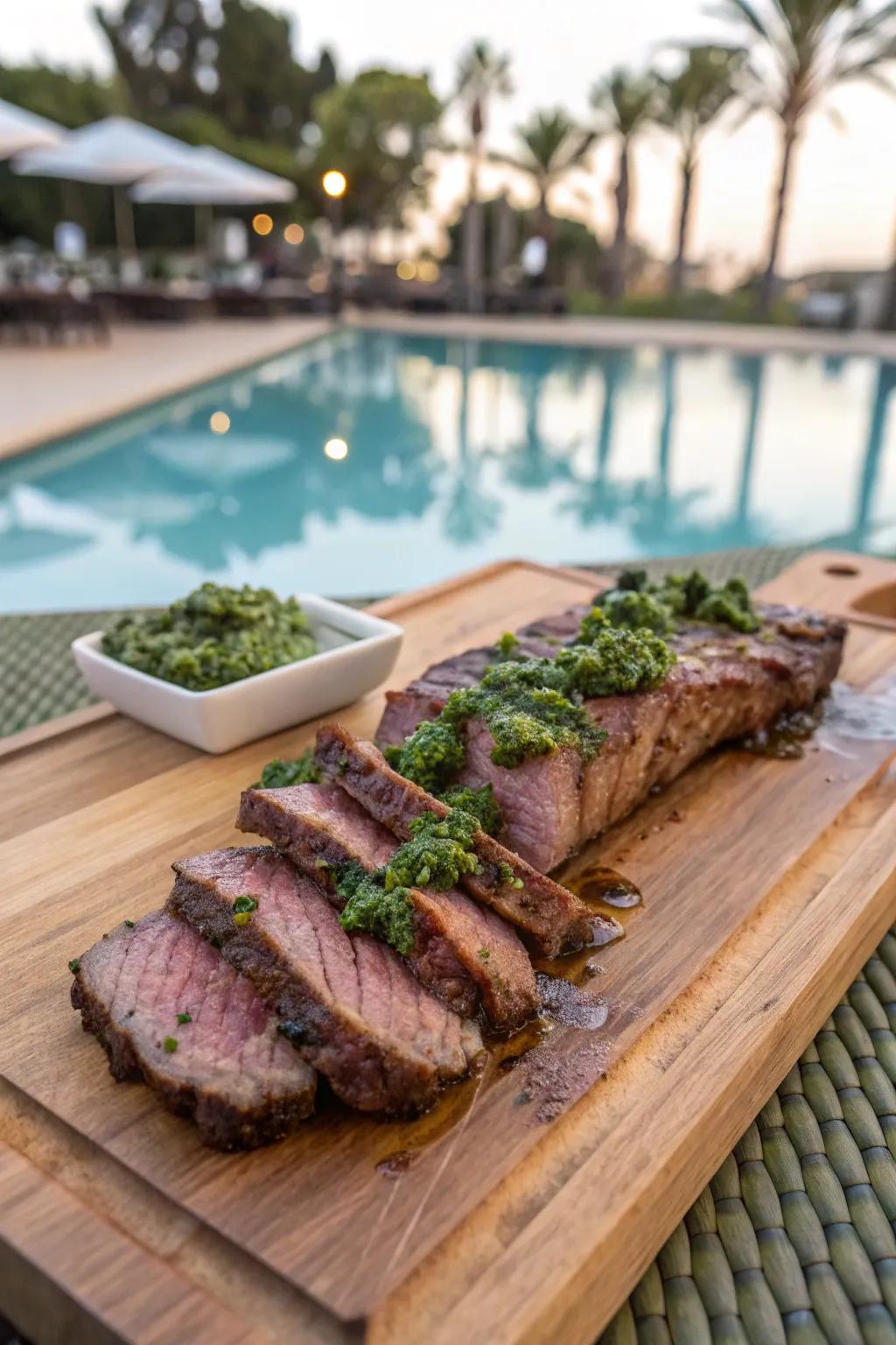 Indulge in perfectly made steak.