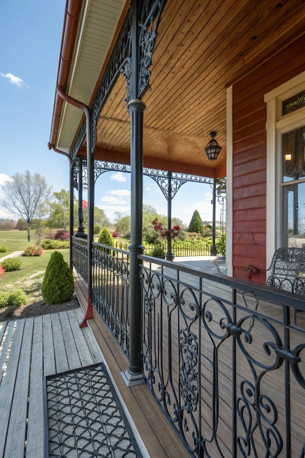 Industrial edge through metallic details.