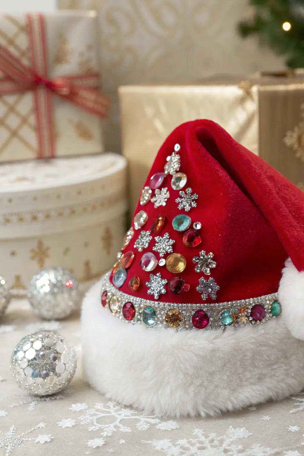 Introduce a hint of opulence with sparkling jewel adornments.