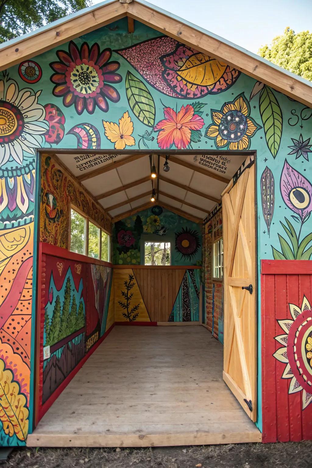 Art pieces add a unique flair to your bunkhouse.