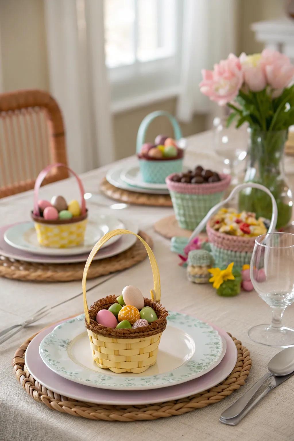 Baskets introduce elements of surprise.