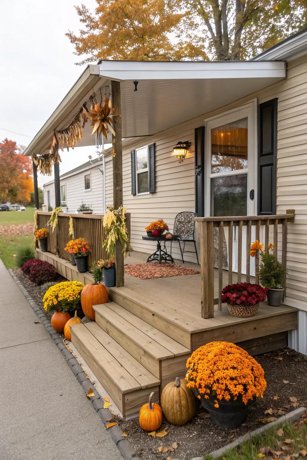 Change decor with the seasons for a vibrant look.