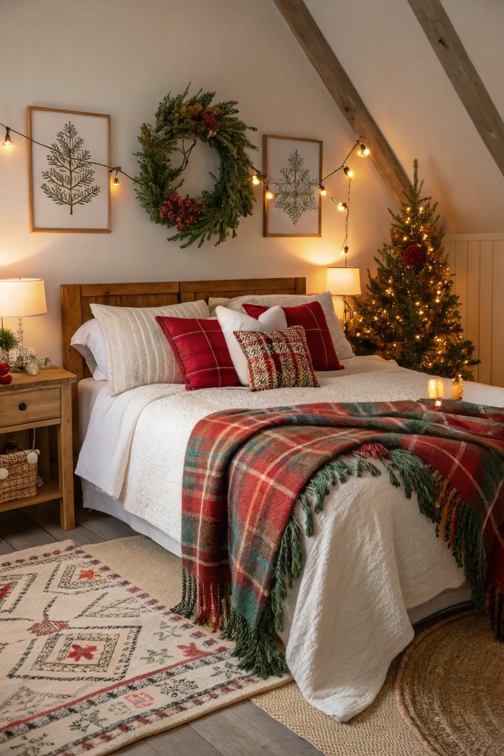 Seasonal items sustaining a fresh and welcoming appearance.