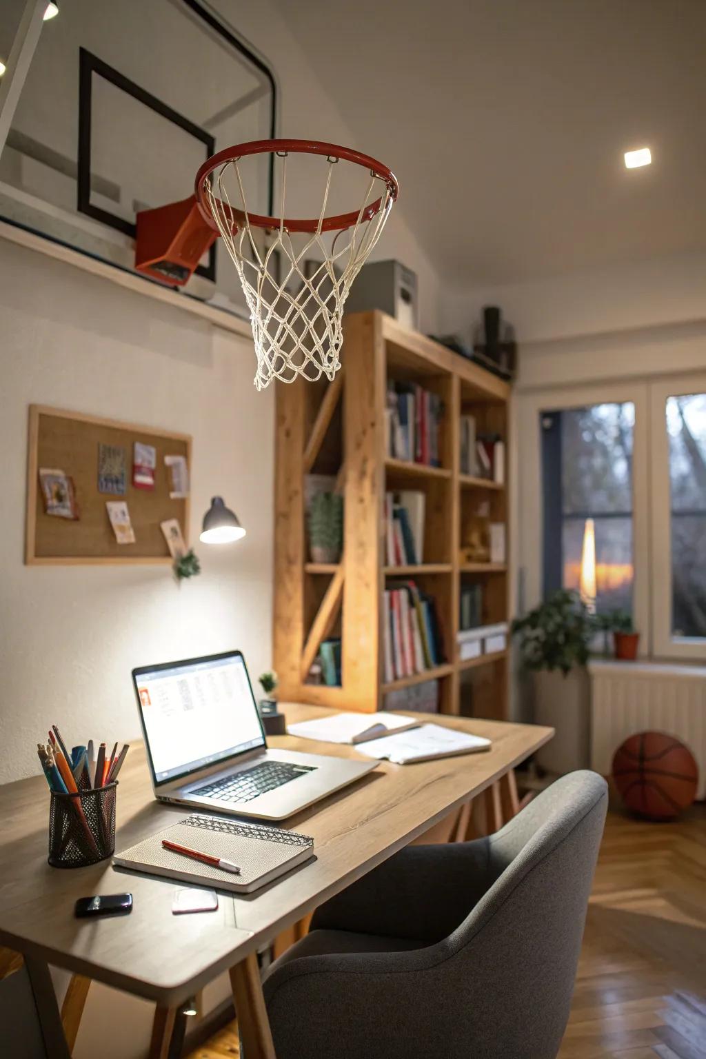 Interactive features add energy and fun to the workspace.