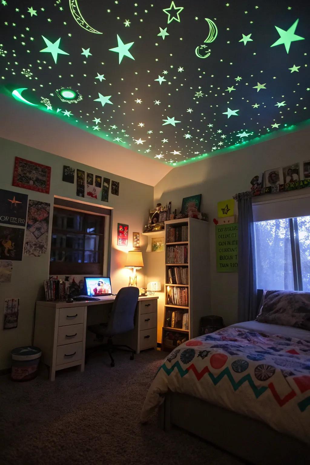 Glowing elements deliver a surprising twist.