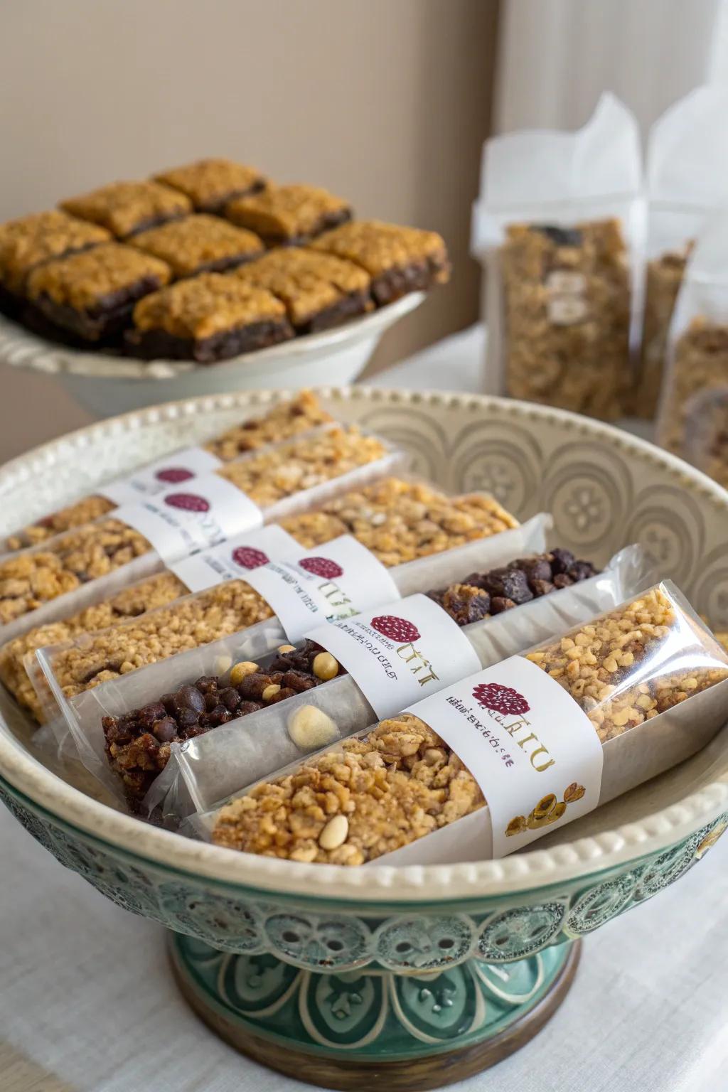 Emergency snacks keep guests energized and satisfied.