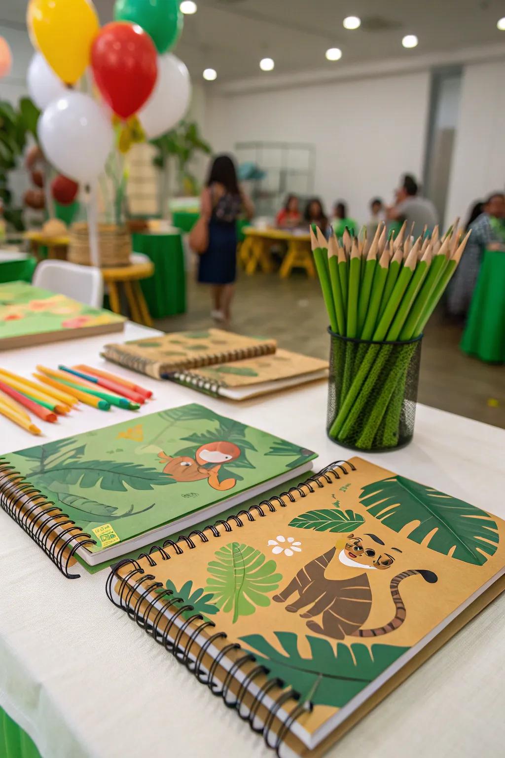 Imagination and reflection are encouraged by safari adventure journals.