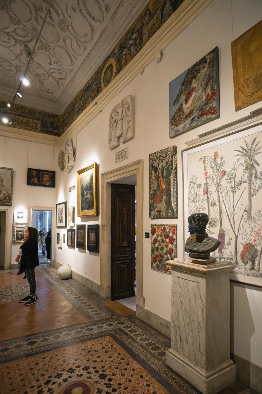 Unexpected art pieces introduce intrigue and conversation to your witch room.