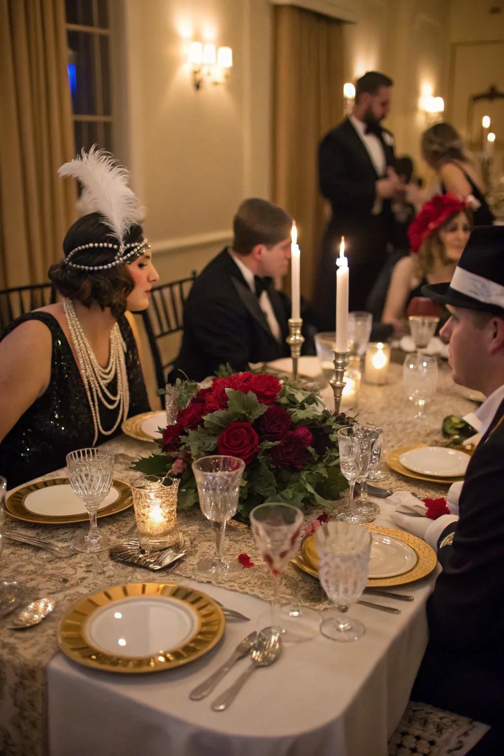 Dive into a night filled with mystery during a whodunnit evening.