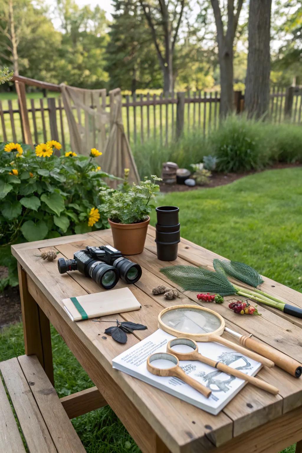 Learn about nature using a watching spot.