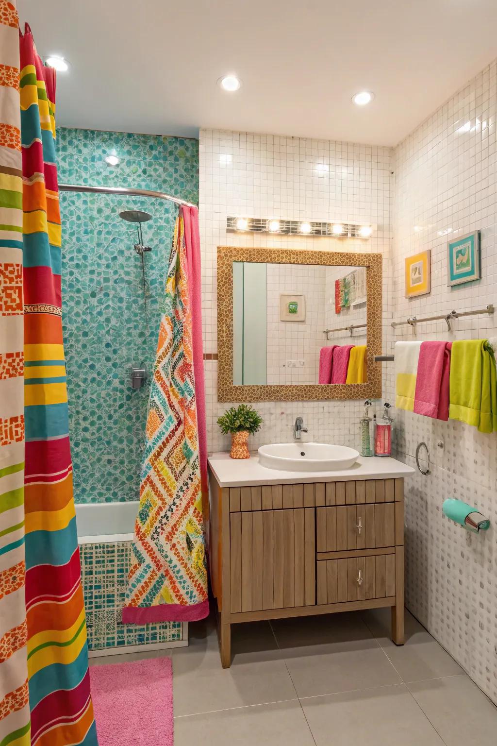 Artistic expression with complex design paneling.