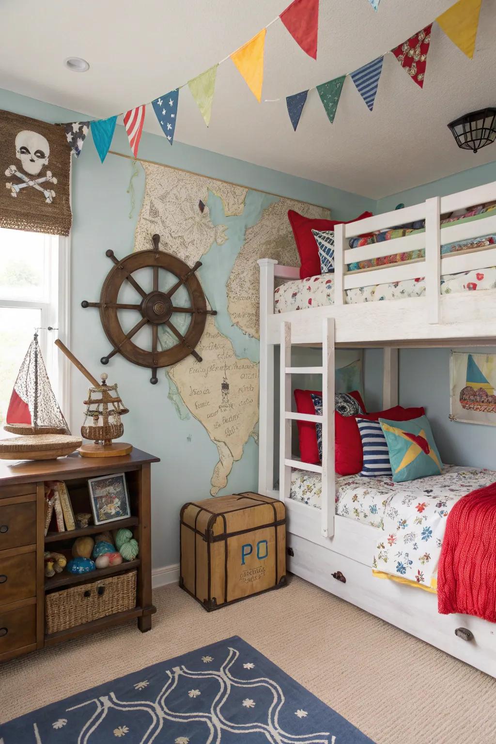 Turn bedtime into an adventure using playful motifs.