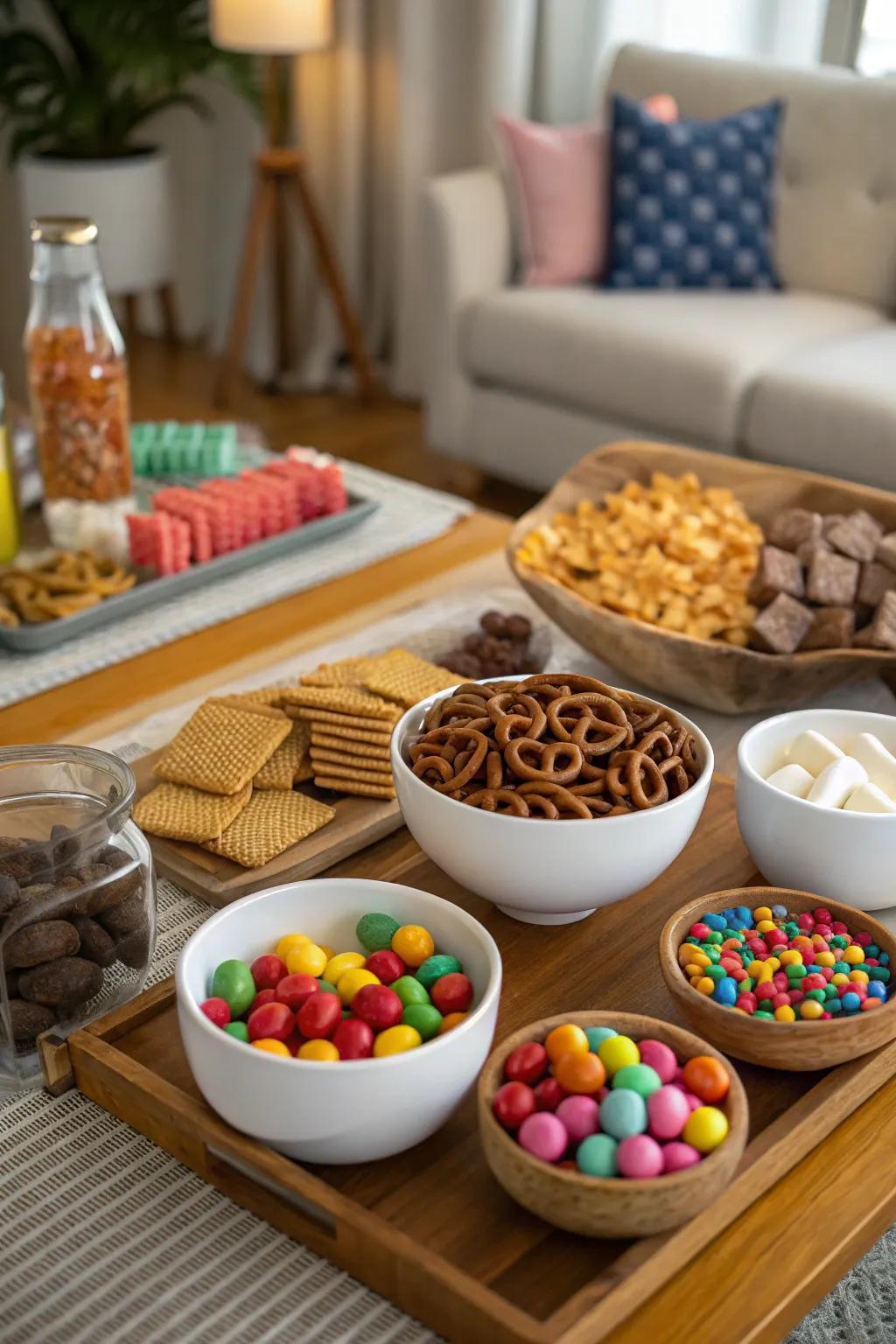A delightful sweet and zesty platter.