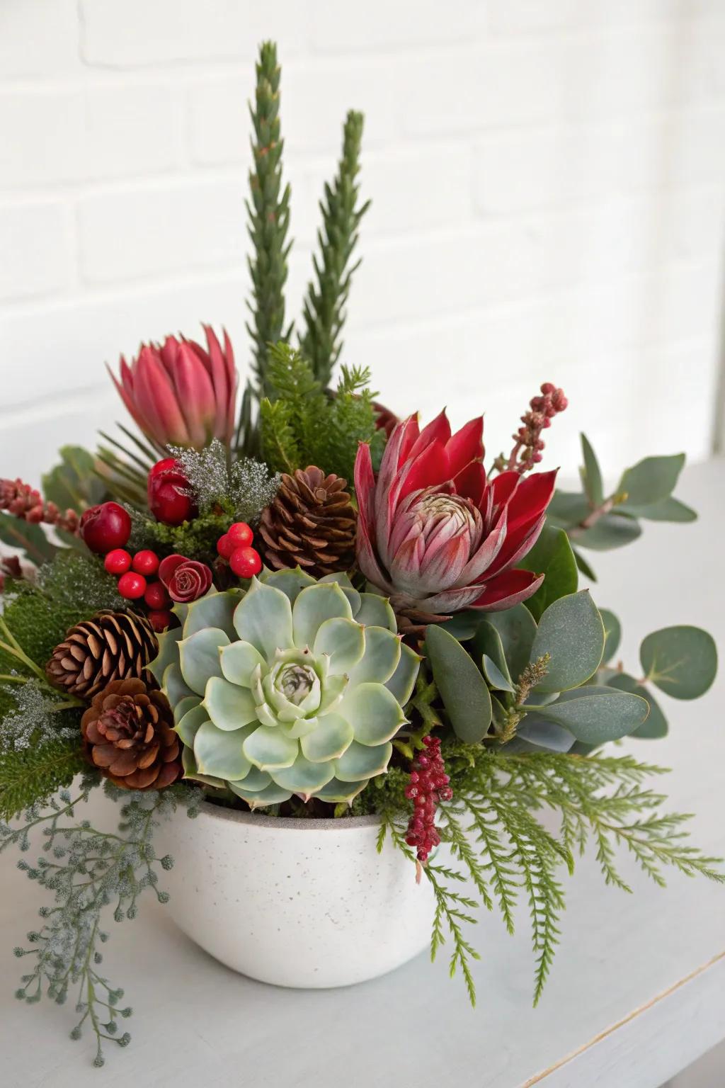 Modern astonishment featuring succulents.