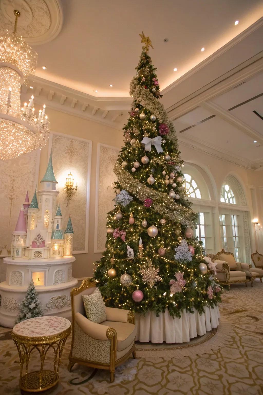 A magical fairytale theme turns your tree into an enchanting wonderland.