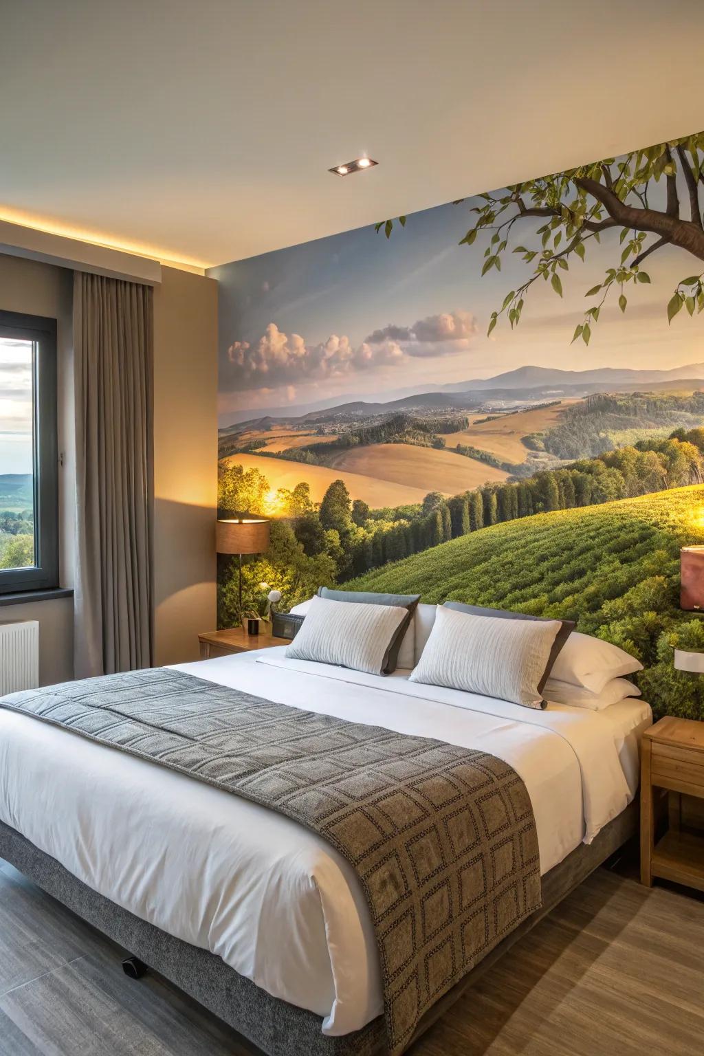 Wall designs create a stunning and captivating backdrop.