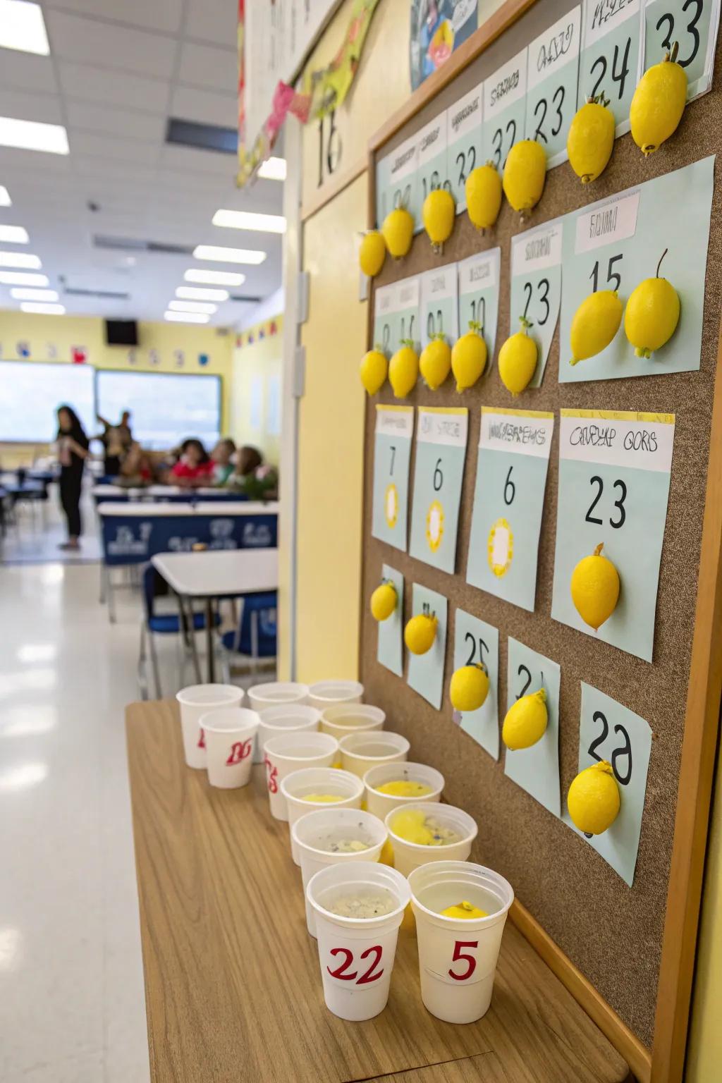 A lemonade stand countdown bringing cool anticipation.