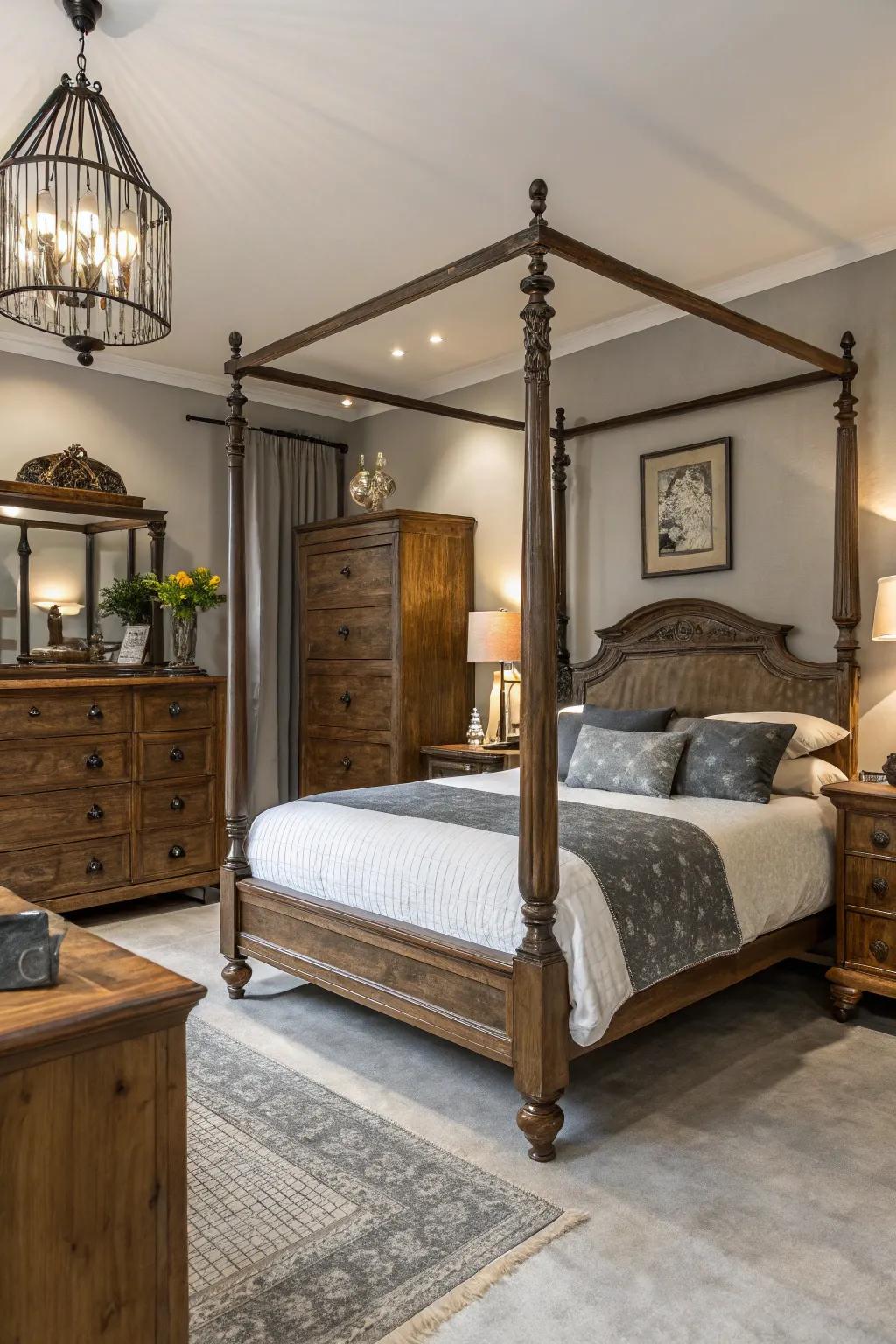 Retro furniture injects timeless appeal and personality.