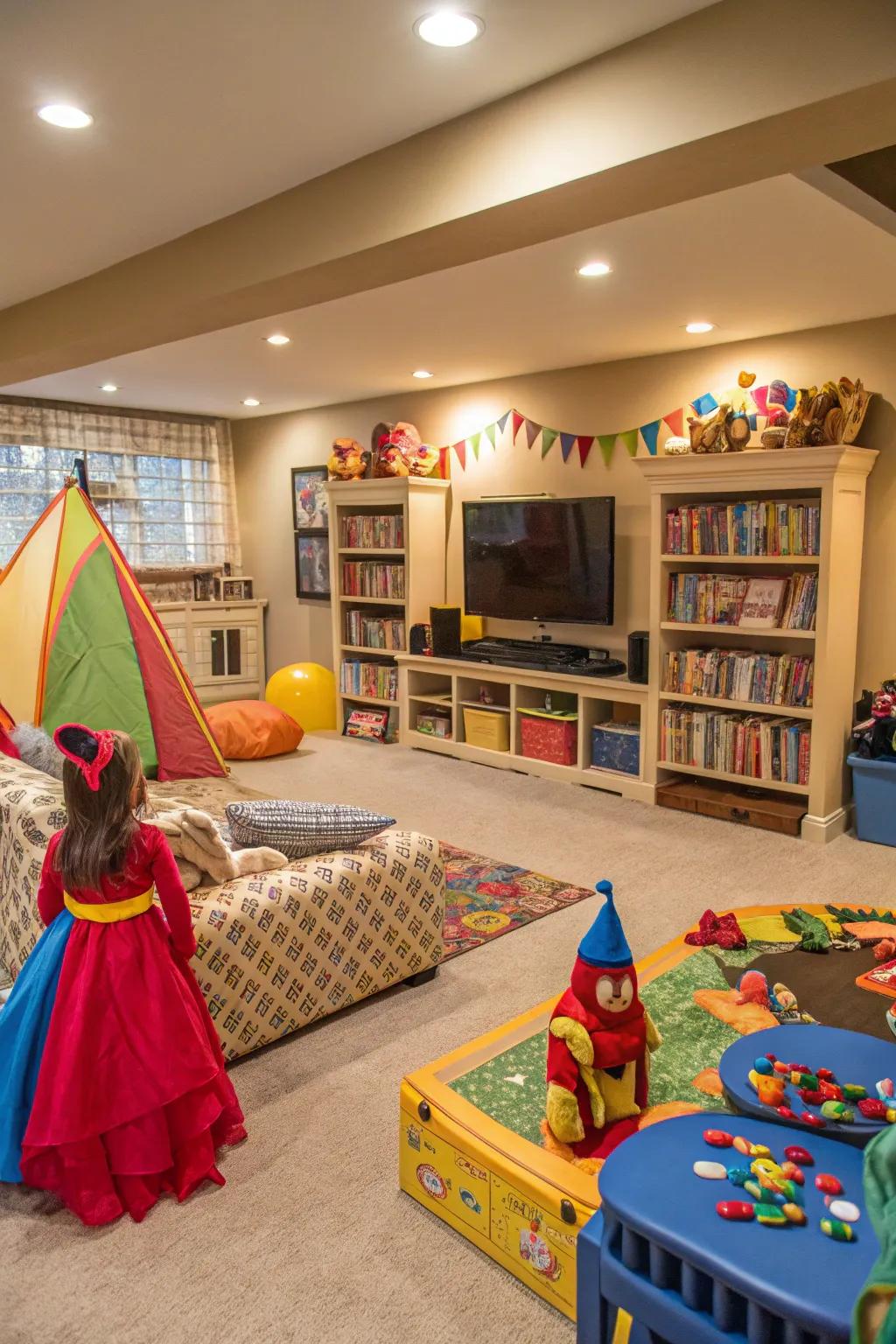 A play area fueling children’s imagination and creativity.