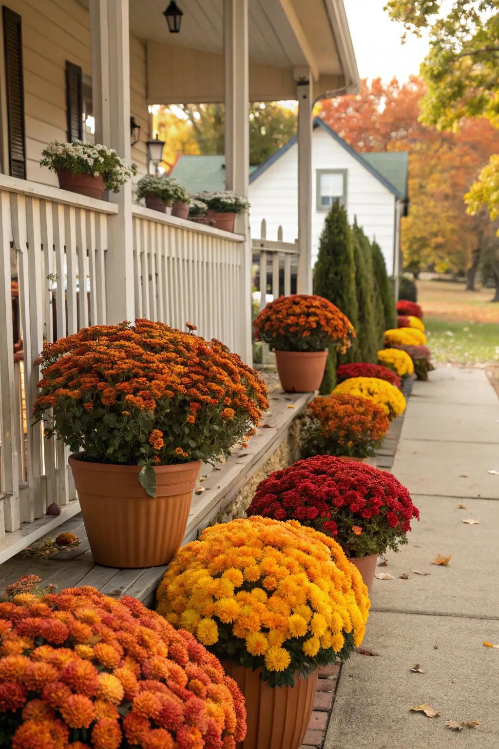 Seasonal plants bring vibrant life to your outdoor space.