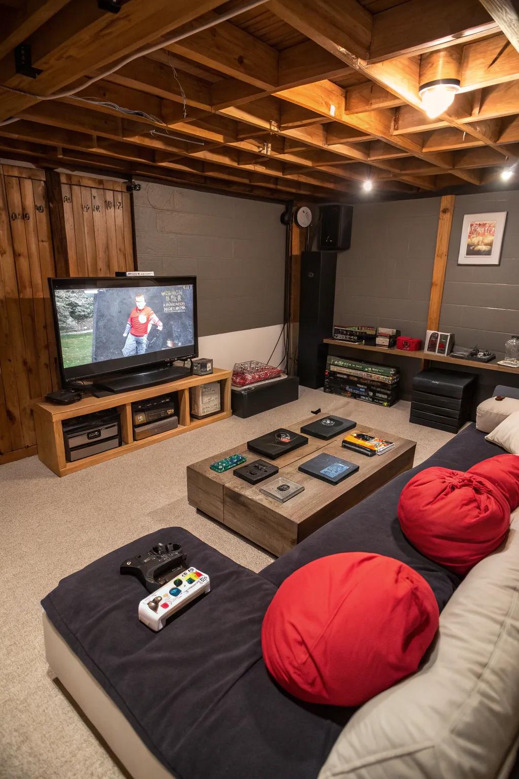 Indulge in gaming in your own dedicated space.