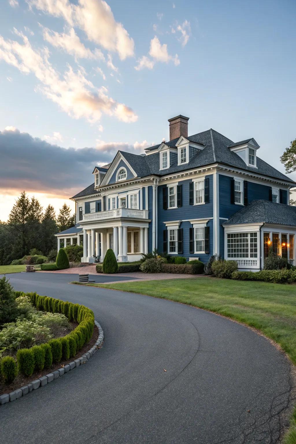 Marine foundations add a classy touch.