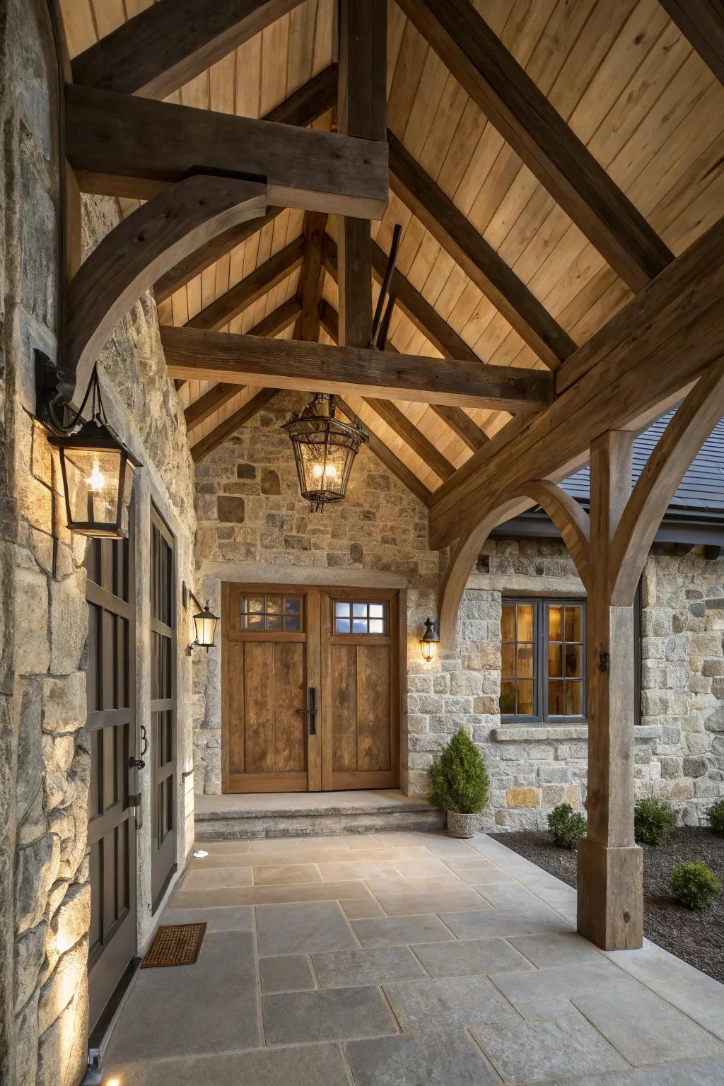 Building accents enhance the aesthetic.