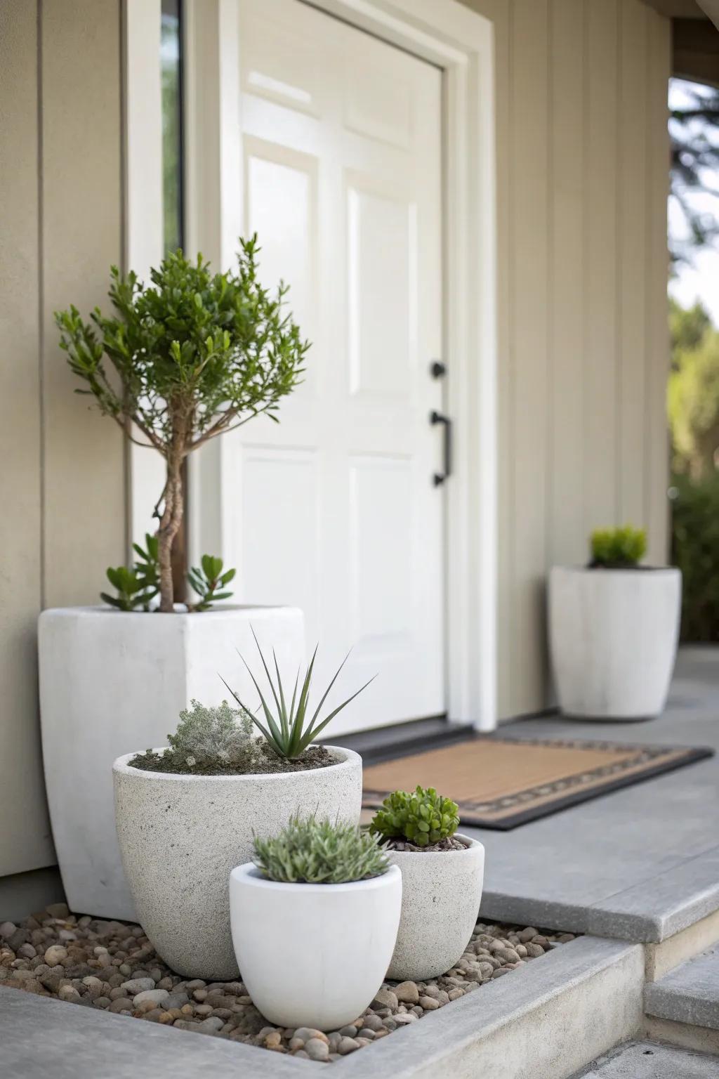 Embrace tranquility with zen-inspired planters.