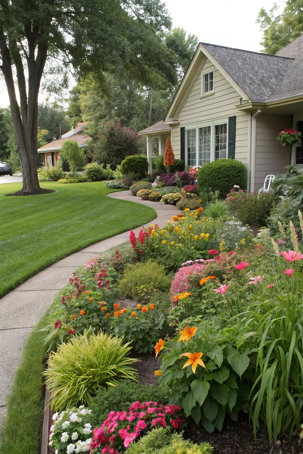 Perennials provide enduring beauty with minimal maintenance.