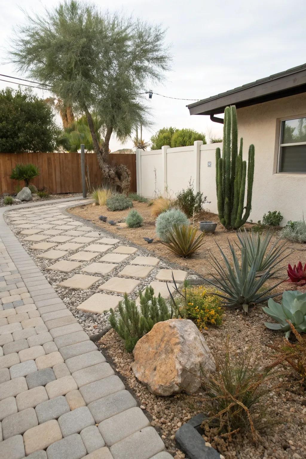 Porous hardscaping is both chic and eco-friendly.