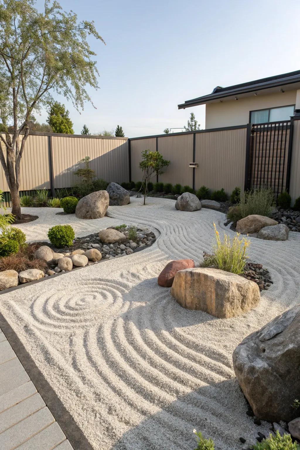 Zen-inspired areas offer quietude and simplicity.