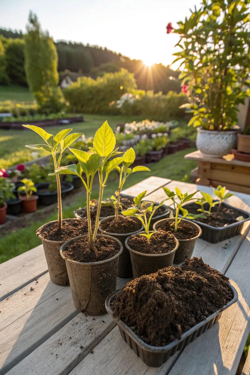 Growing is economical.