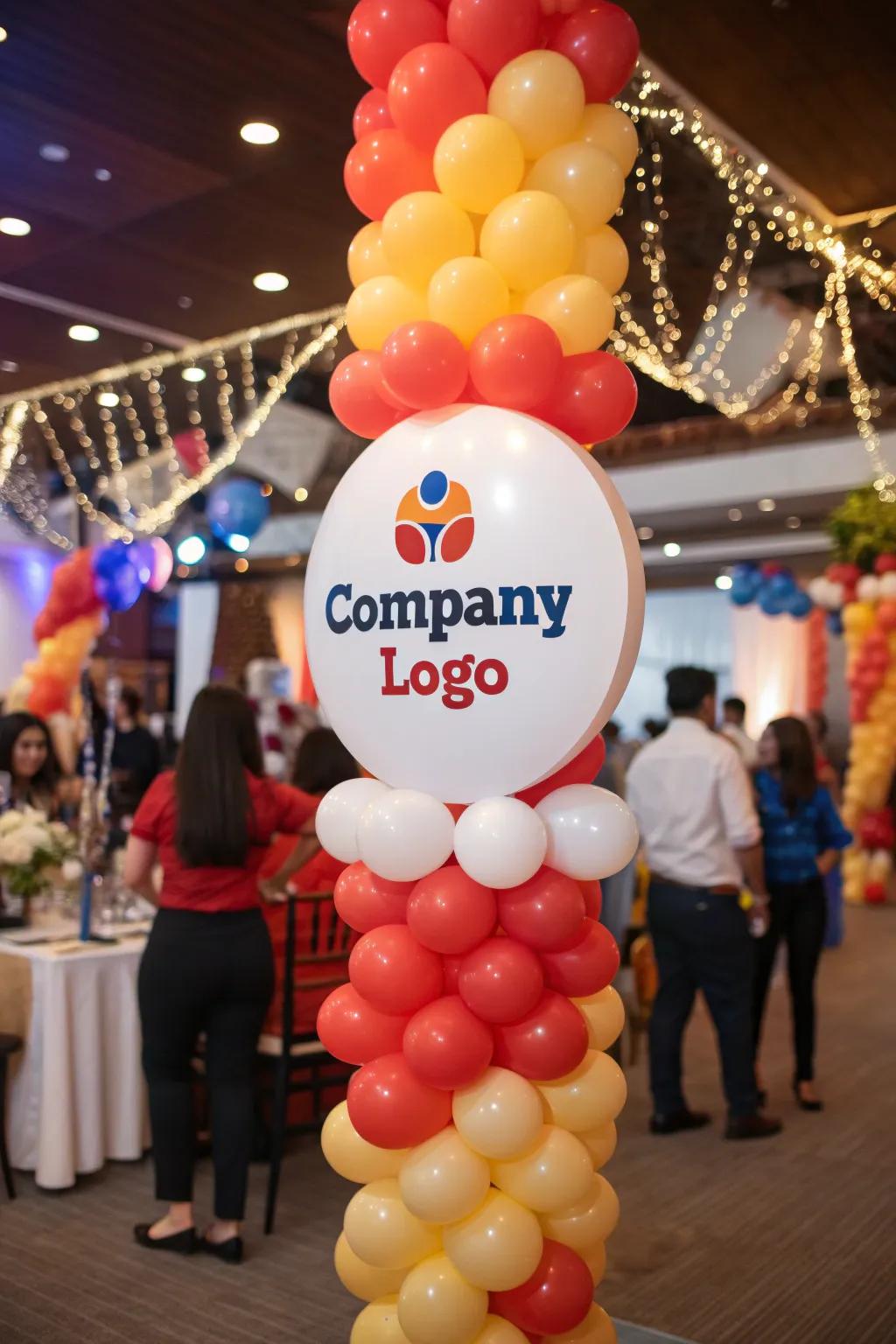 Bespoke balloon crafting showcases ingenuity and branding.