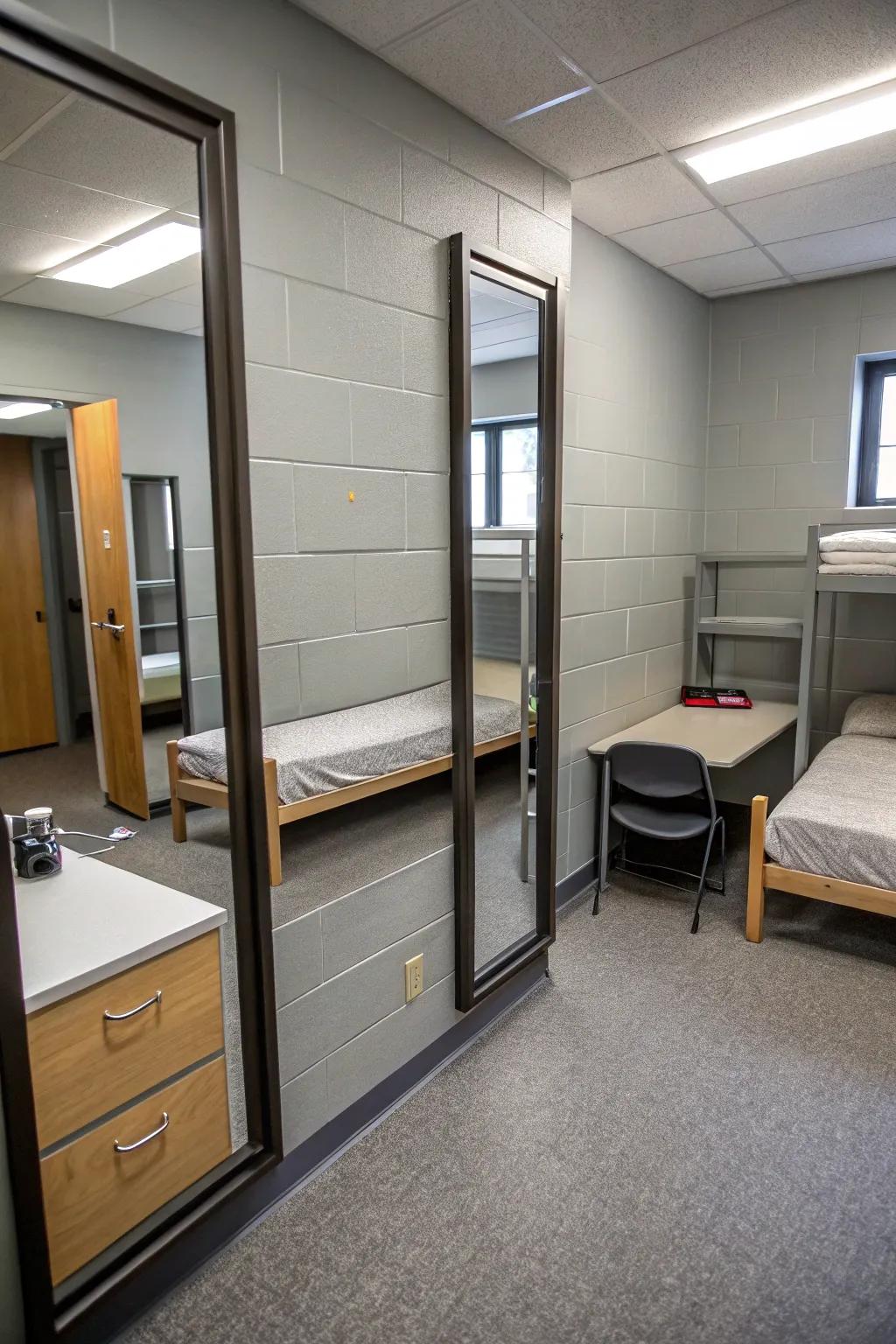 Mirrors: instant space enhancers.