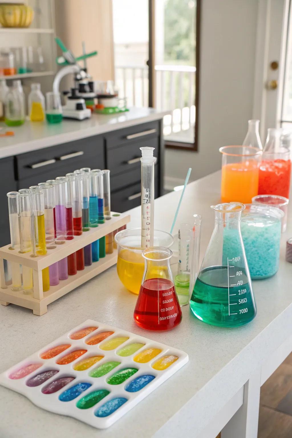 An engaging home science lab setup is perfect for curious minds.
