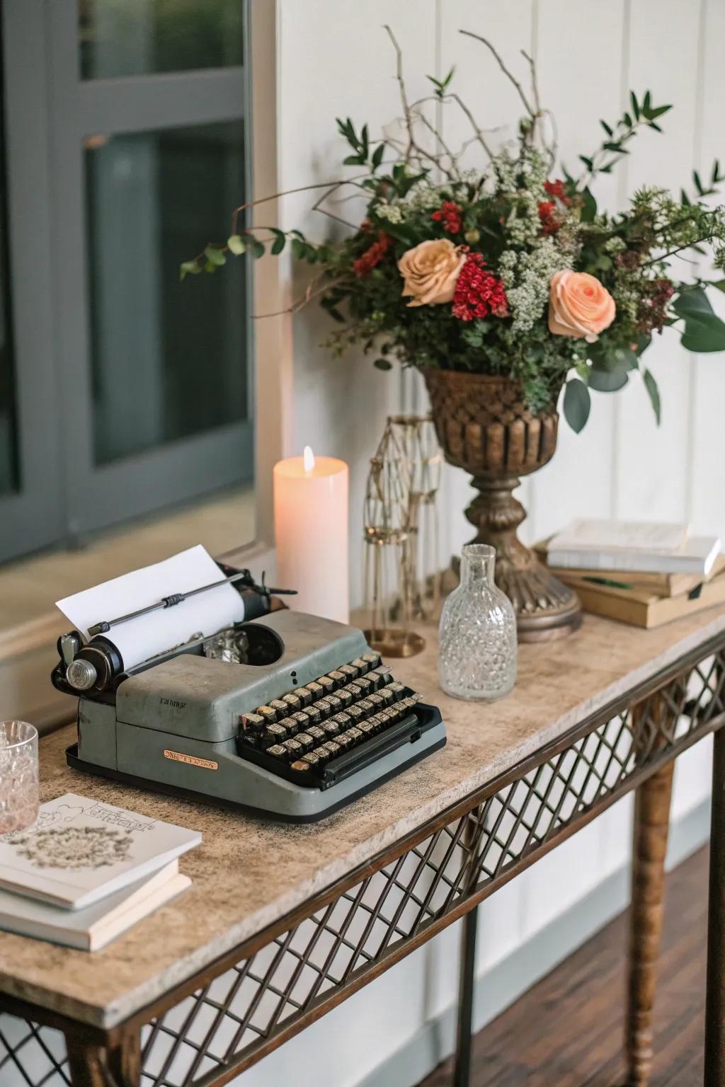 The inclusion of unexpected items brings surprise and intrigue, making the table more interesting.