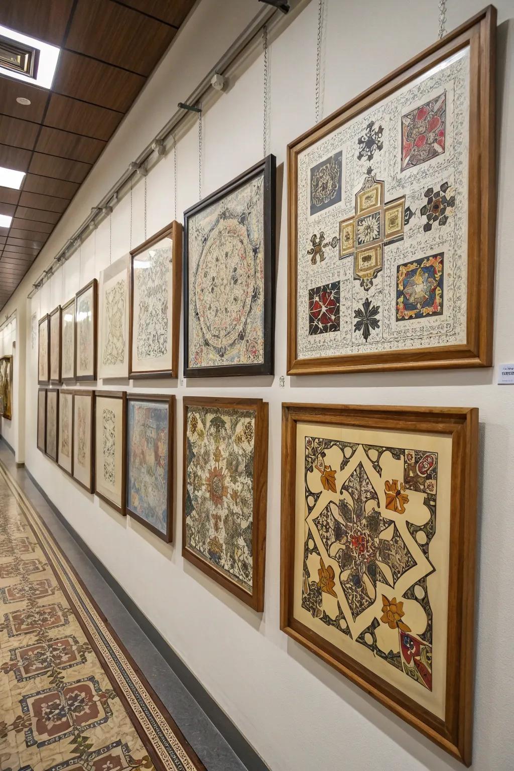 Puzzles transformed into stunning wall art.