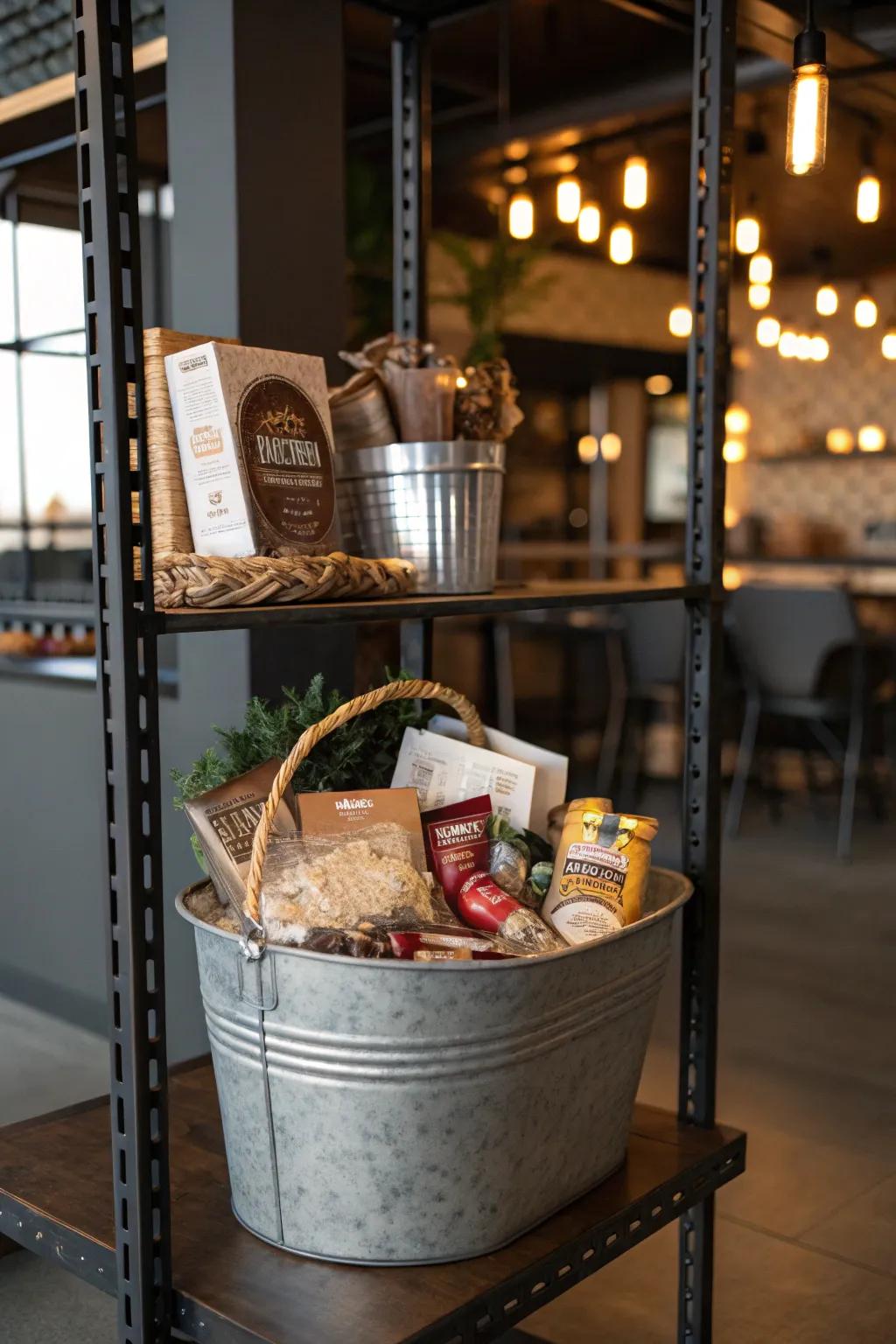 Unconventional containers offer a creative and unexpected twist.