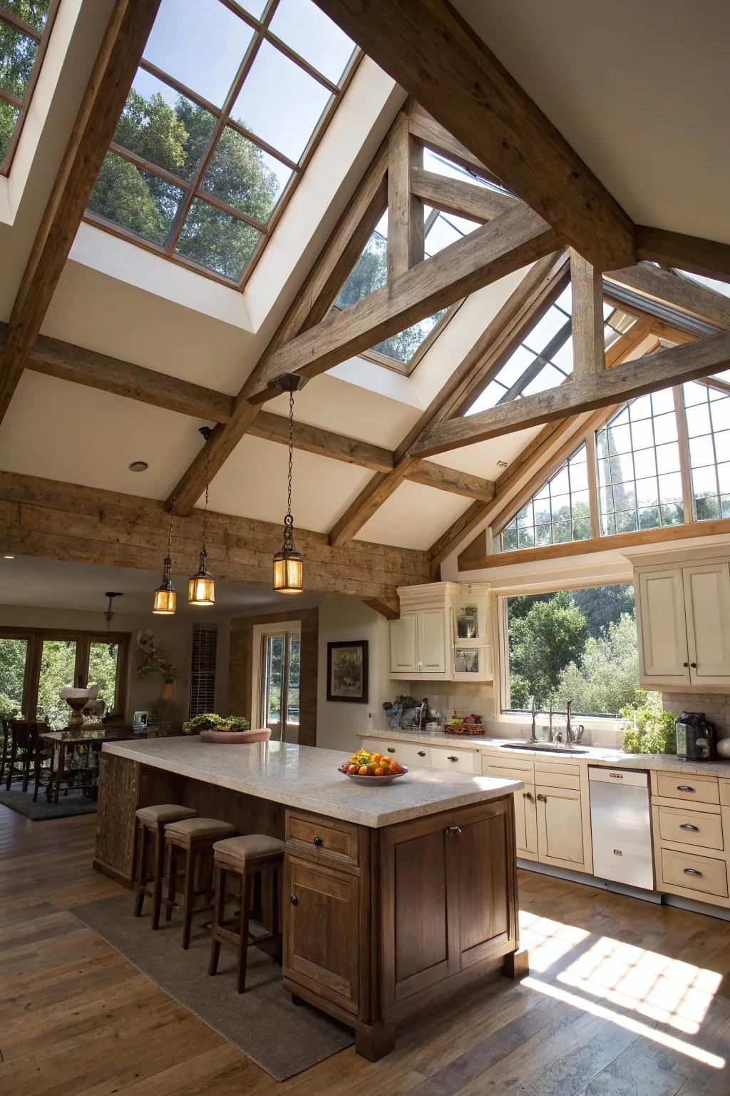 <strong>Skylights</strong> show off this cooking area.” loading=”lazy” class=”pimg”>
	</picture><figcaption><strong>Skylights</strong> show off this cooking area.</figcaption></figure>
<p>Use <strong>skylights</strong> to put emphasis on architectural features. Sunlight can make things look interesting.</p>
<h3>You might give these a try:</h3>
<ul class=