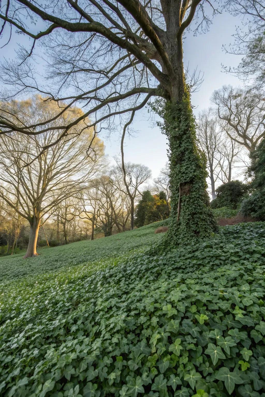 Ground vegetation populates areas and appends vegetation easily.