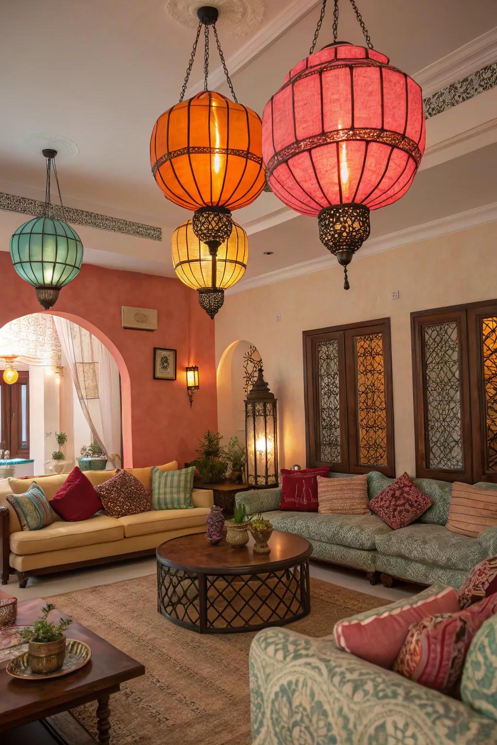 Striking and exuberant luminaries energize and enliven any space.