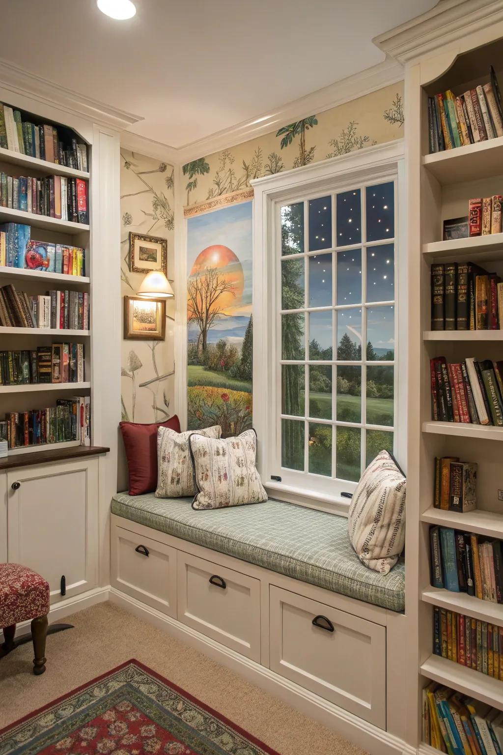 Personalized nooks can make your library uniquely yours.