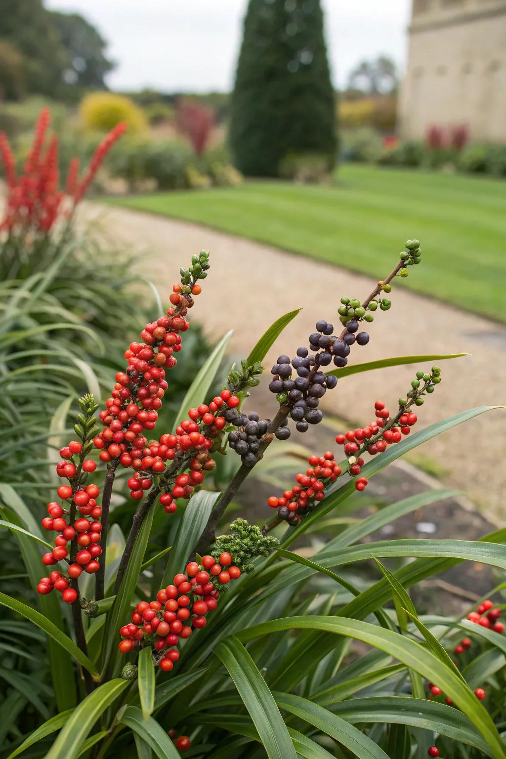 All-season interest with Whispering Grass, showcasing its year-round beauty.