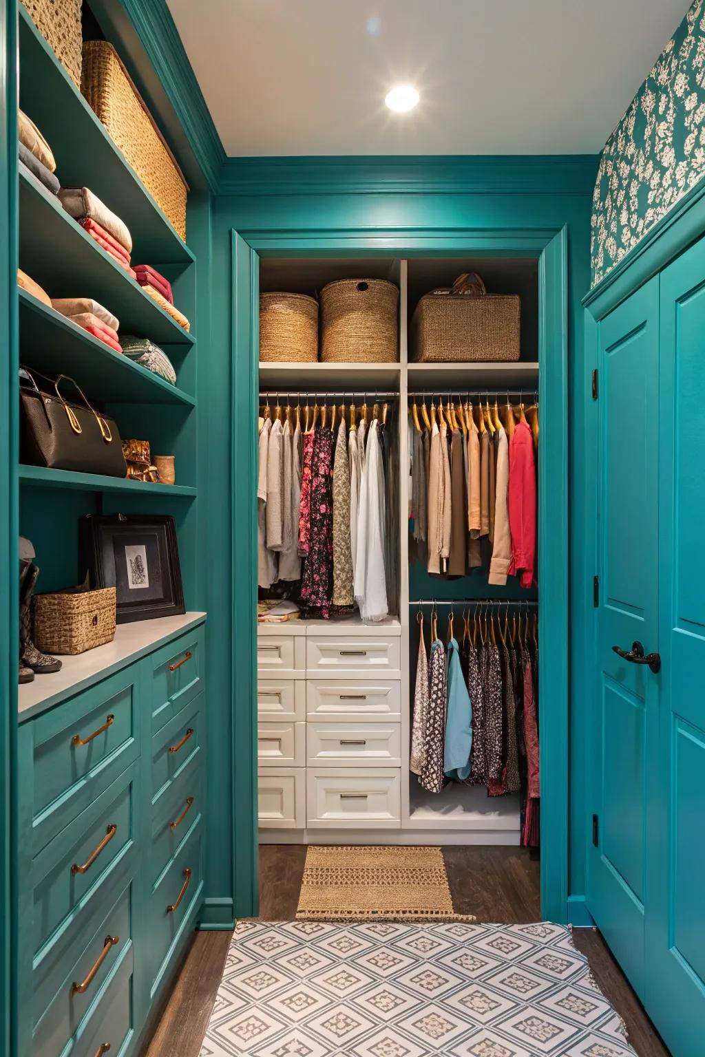 Bold colors add a unique feel.