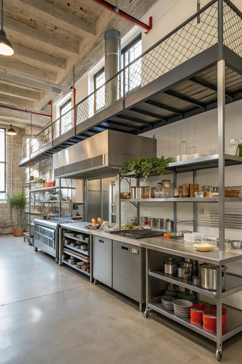 Cook by exhibiting trendy industrial designs.