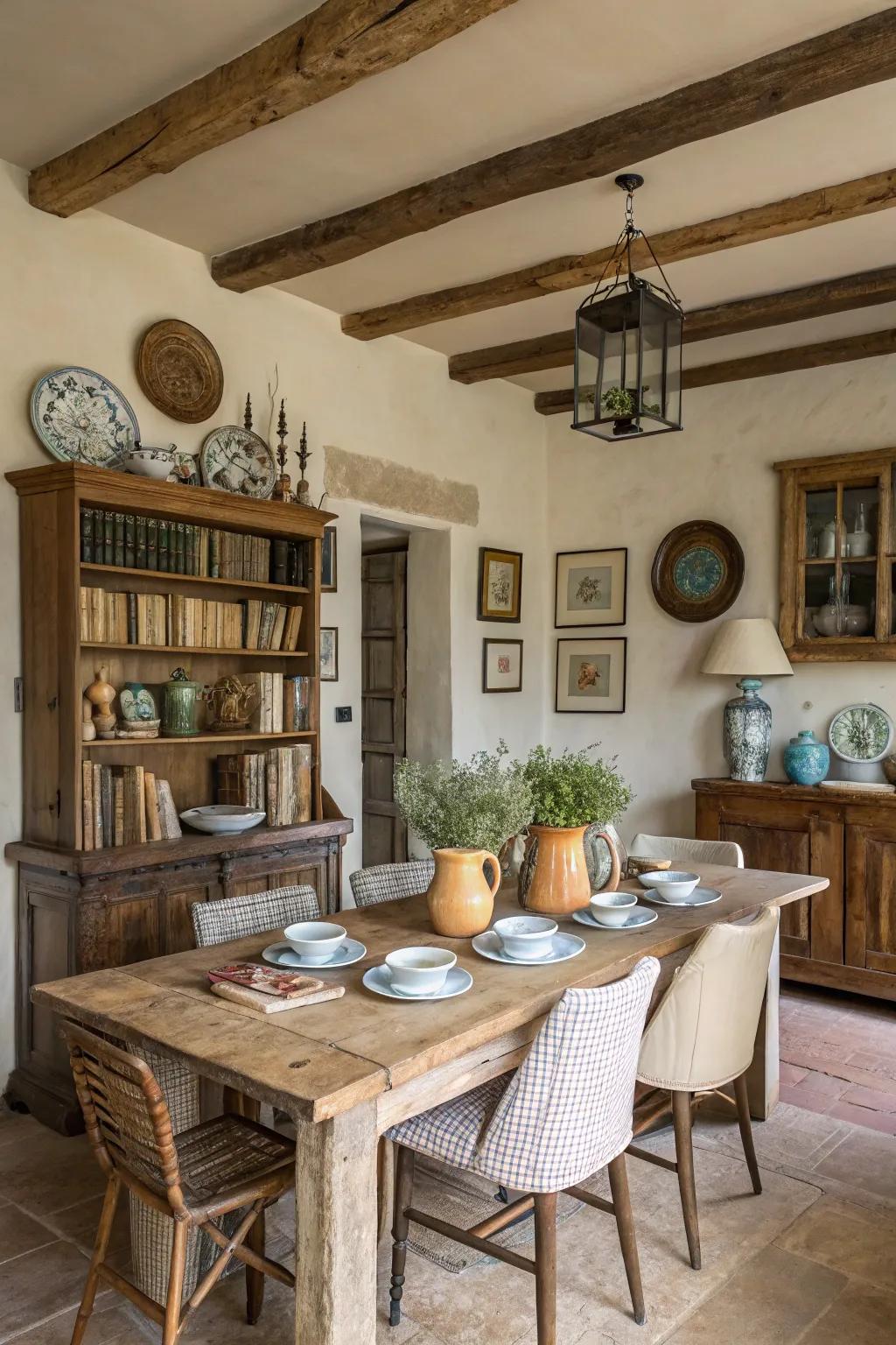 Retro design adds history and character to the space.
