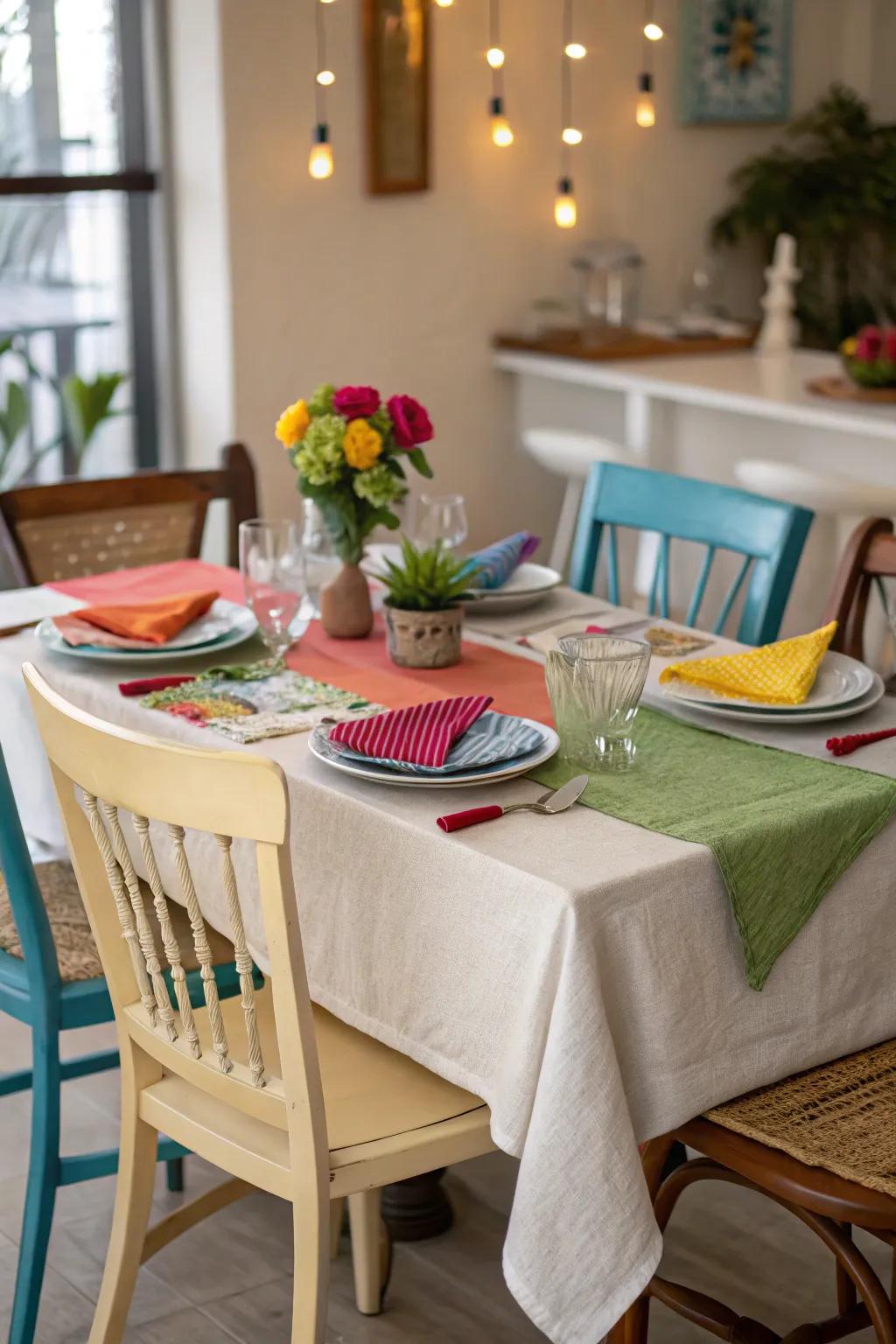 Diverse accents inject personality and fun into your table setting.